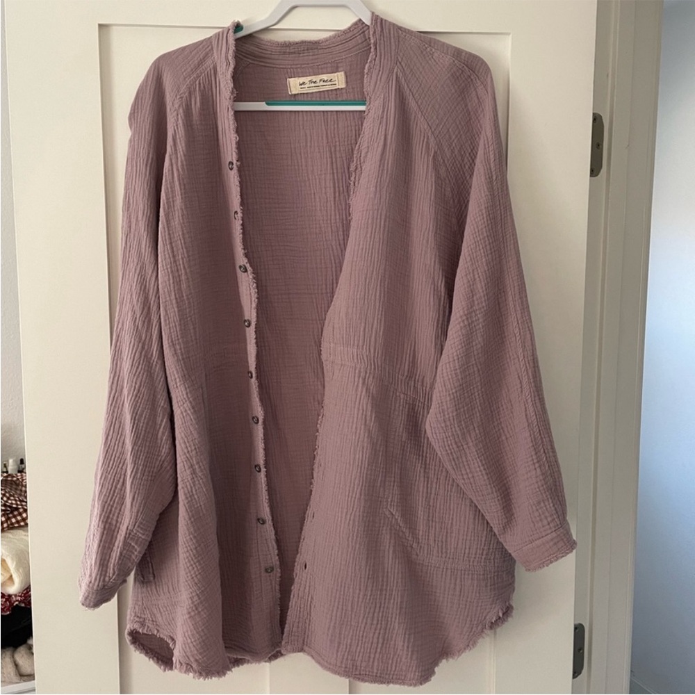 Free people we the free summer day dream button down shirt